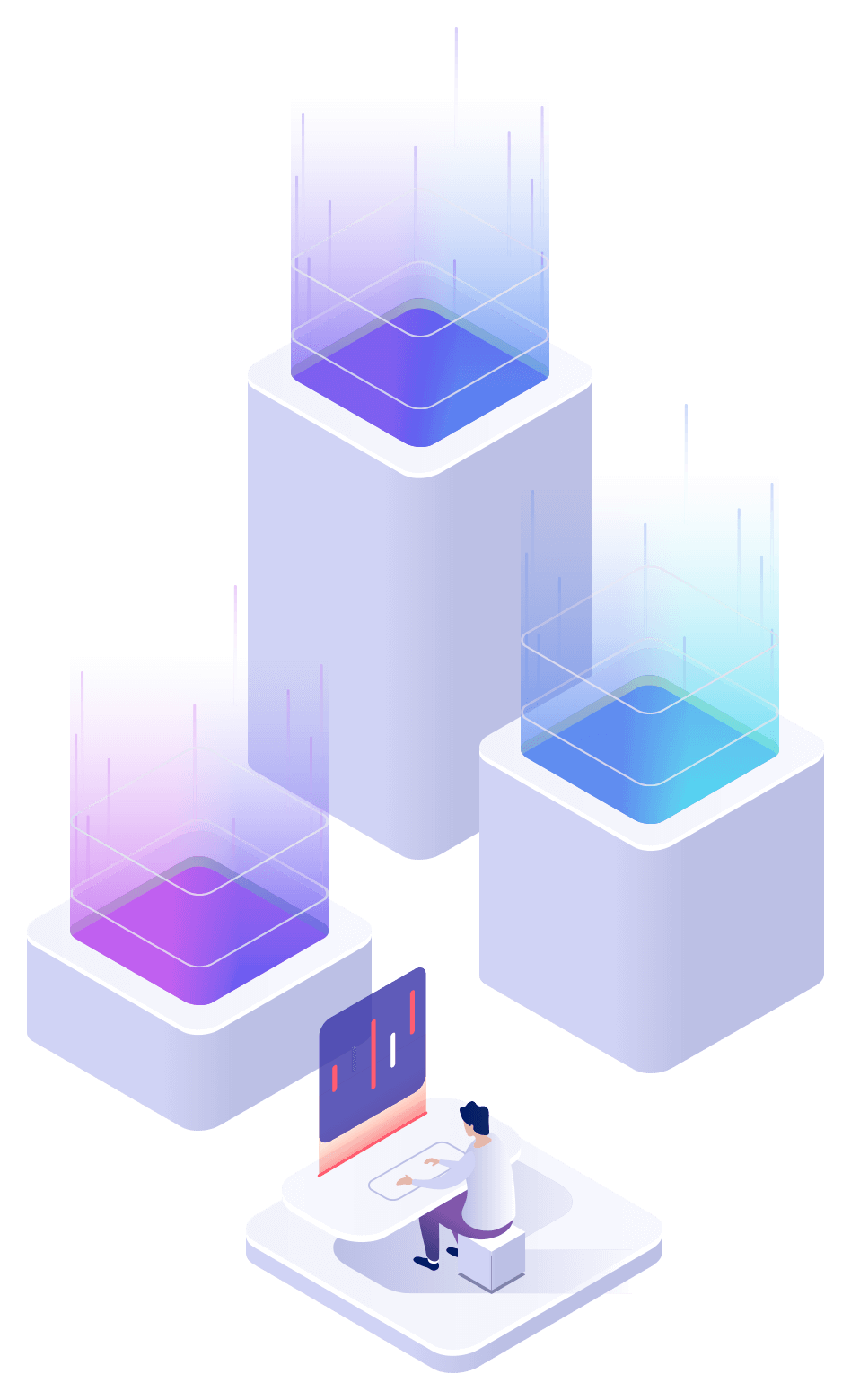 Digital Data Architect or Analyst at Work